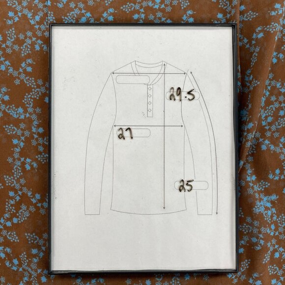 Ana Womens Brown Blue Floral Chiffon Blouse Ruffle Neck Keyhole Back Size 2X - Picture 7 of 7